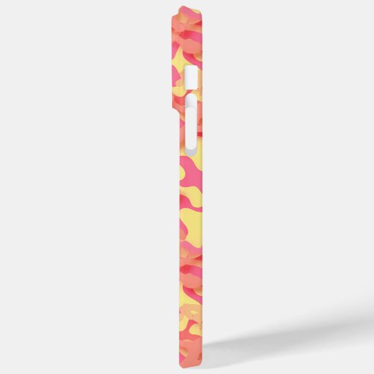 Rosa Abstraktes Bio Muster Case-Mate iPhone Hülle (Rückseite / Links)