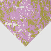 rosa Abstraktes botanisches Design Seidenpapier (Ausschnitt)