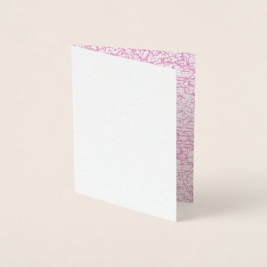 Rosa abstraktes Büro-Ordner-Set Folienkarte (Vorderseite)