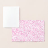 Rosa abstraktes Büro-Ordner-Set Folienkarte (Anzeige)