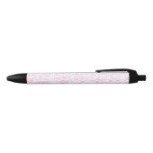 Rosa abstraktes Büro-Ordner-Set Kugelschreiber (Oberseite)