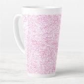 Rosa abstraktes Büro-Ordner-Set Milchtasse (Linke Ecke)