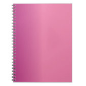 Rosa abstraktes Design Notizblock (Vorderseite)