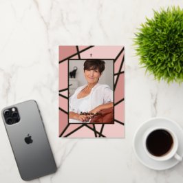 Rosa Abstraktes Foto Gedenkfeier