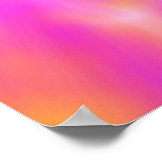 Rosa abstraktes Fraktal Art Poster drucken (Ecke)