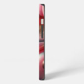 Rosa abstraktes iPhone-Case iPhone Hülle (Linke Seite)