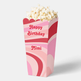 Rosa Abstraktes Muster Trendy Geschenkschachtel