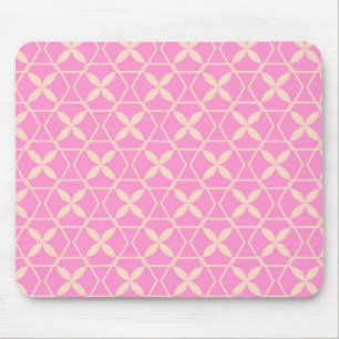 Rosa abstraktes Muster von storeman Mousepad