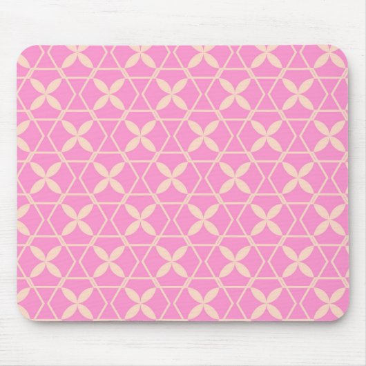 Rosa abstraktes Muster von storeman Mousepad (Vorne)