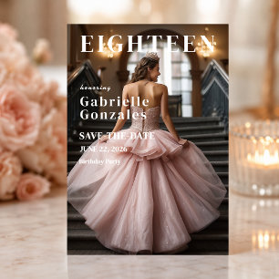 Rosa Achtzehnter Save The Date
