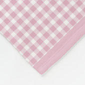 Rosa Affe Fleecedecke (Ecke)