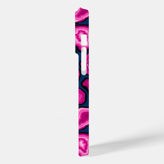 Rosa Ageratscheiben Case-Mate iPhone Hülle (Rückseite / Links)