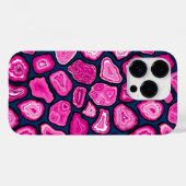 Rosa Ageratscheiben Case-Mate iPhone Hülle (Rückseite (Horizontal))