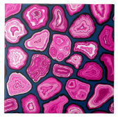 Rosa Ageratscheiben Fliese (Vorderseite)