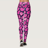 Rosa Ageratscheiben Leggings (Rückseite)