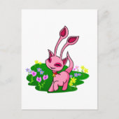 Rosa Aisha durch Blume Postkarte (Vorderseite)