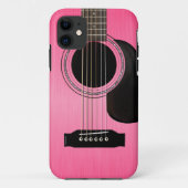 Rosa Akustikgitarre Case-Mate iPhone Hülle (Rückseite)
