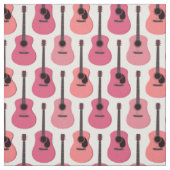 Rosa Akustikgitarren-Muster Stoff (Muster)