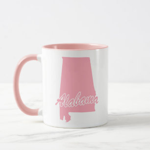 Rosa Alabama-Staatsform-Tasse Tasse