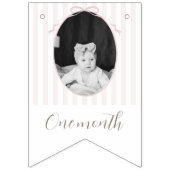 Rosa Albern Gänse 12 Monate Foto Banner (Zweite Fahne)