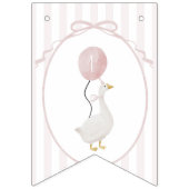 Rosa Albern Gänse 12 Monate Foto Banner (Erste Fahne)