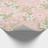 Rosa Alberne Gänse Geschenkpapier (Ecke)