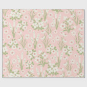 Rosa Alberne Gänse Geschenkpapier (Flach)