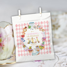 Rosa Alice im Wunderland 4. Geburtstag