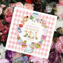 Rosa Alice im Wunderland 7. Geburtstag