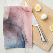 Rosa Alkoholfarbe Geschirrtuch (Viertel Falte)