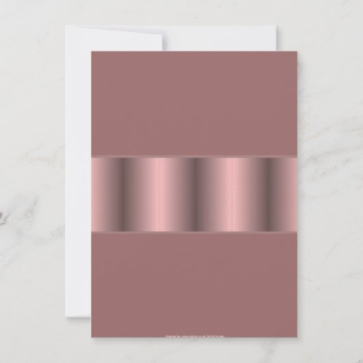 Rosa Allah-Moslemfeier Einladung (Rückseite)