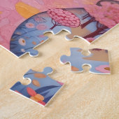 rosa Allee Puzzle (Seite)