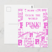 ROSA ALLES POSTKARTE (Vorne/Hinten)