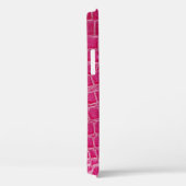 Rosa Alligator Gemusterte Textur Case-Mate iPhone Hülle (Rückseite / Rechts)