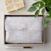 Rosa Allure Blush Weibliche Verpackungsstyle Seidenpapier (Geschenk)