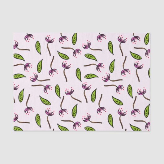 Rosa als Couture B Seidenpapier (Vorderseite)