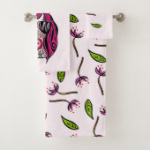 Rosa als Couture Badhandtuch Set (Insitu)