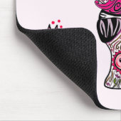 Rosa als Couture Mousepad (Ecke)