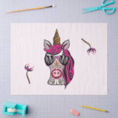 Rosa als Couture Seidenpapier (Basteln)