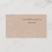 Rosa Alt macht Visitenkarte (Rückseite)