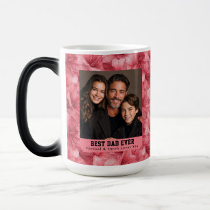 Rosa Amaryllis Natur Bester Hunde-Vater Luxus Verwandlungstasse