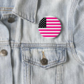 rosa amerikanische Flagge Button (Beispiel)