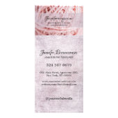 Rosa Amigurumi Tailor Garne Knittergewebe Werbekarte (Hinten)