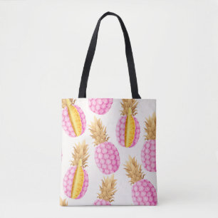 Rosa Ananas: Hochdetaillierte Vintage Tasche