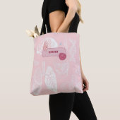 Rosa Anatomie Medizin Student Ästhetik Design Tasche (Von Nahem)