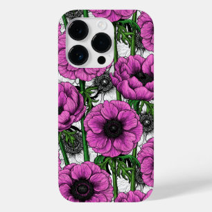 Rosa Anemone Case-Mate iPhone 14 Pro Hülle