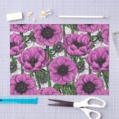 Rosa Anemone Seidenpapier (Handwerk)