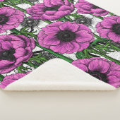 Rosa Anemone Sherpadecke (3/4)