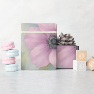 Rosa Anemonen-Blumenverpackungspapier Geschenkpapier