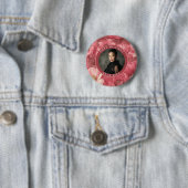 Rosa Anemonen Geburtstagsgeschenk für Tochter Button (Beispiel)